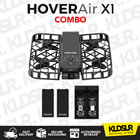 HOVERAir X1 Pocket-Sized Self-Flying Camera (Combo, Black)